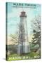 Mark Twain Lighthouse, Hannibal, Missouri-null-Stretched Canvas