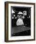 Mark Twain Playing Game of Pool-null-Framed Photographic Print