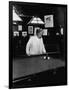 Mark Twain Playing Game of Pool-null-Framed Photographic Print