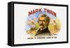 Mark Twain, Printed by Wolf Bros. and Co., C.1920S-American School-Framed Stretched Canvas
