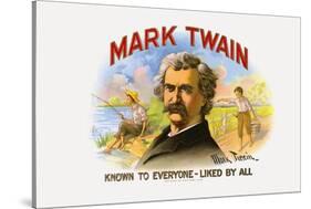 Mark Twain, Printed by Wolf Bros. and Co., C.1920S-American School-Stretched Canvas