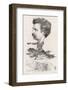 Mark Twain, Riding Frog-F Waddy-Framed Photographic Print