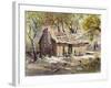 Mark Twain's Cabin-LaVere Hutchings-Framed Giclee Print