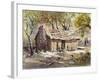 Mark Twain's Cabin-LaVere Hutchings-Framed Giclee Print