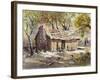 Mark Twain's Cabin-LaVere Hutchings-Framed Giclee Print