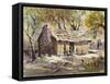 Mark Twain's Cabin-LaVere Hutchings-Framed Stretched Canvas