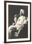 Mark Twain with Pipe-null-Framed Art Print