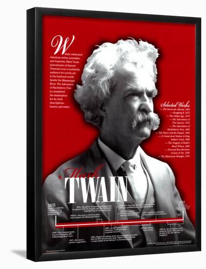 Mark Twain-null-Framed Poster