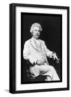 Mark Twain-A.f. Bradley-Framed Art Print