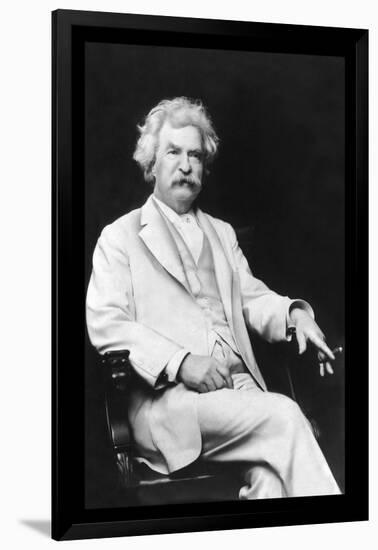 Mark Twain-A.f. Bradley-Framed Art Print