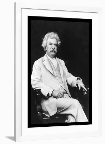 Mark Twain-A.f. Bradley-Framed Art Print