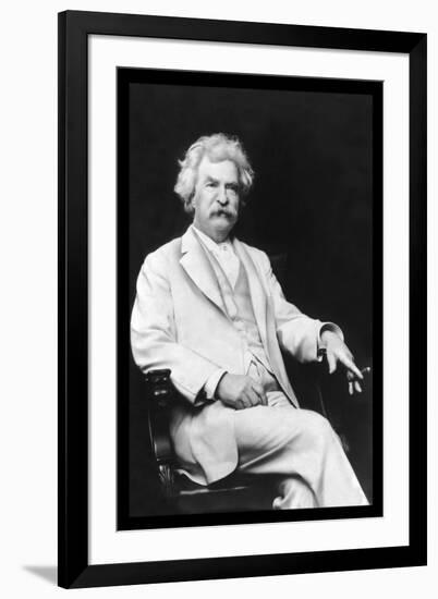 Mark Twain-A.f. Bradley-Framed Art Print