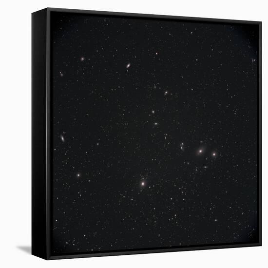 Markarian Chain Galaxies with M84, M86, M87, M88, and M90-Stocktrek Images-Framed Stretched Canvas