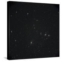 Markarian Chain Galaxies with M84, M86, M87, M88, and M90-Stocktrek Images-Stretched Canvas