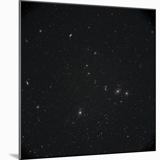 Markarian Chain Galaxies with M84, M86, M87, M88, and M90-Stocktrek Images-Mounted Photographic Print