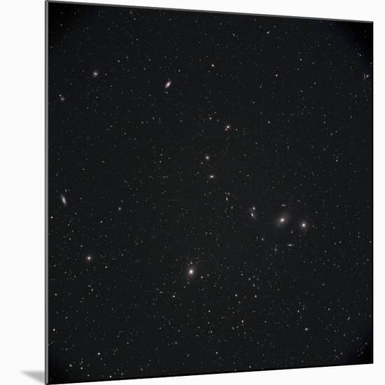 Markarian Chain Galaxies with M84, M86, M87, M88, and M90-Stocktrek Images-Mounted Photographic Print