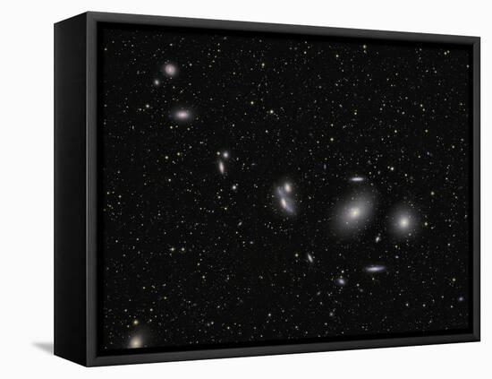 Markarian's Chain Galaxies That Form Part of the Virgo Cluster-null-Framed Stretched Canvas