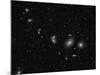 Markarian's Chain Galaxies That Form Part of the Virgo Cluster-null-Mounted Photographic Print