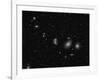 Markarian's Chain Galaxies That Form Part of the Virgo Cluster-null-Framed Photographic Print