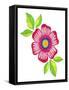 Marker Flower-Hello Angel-Framed Stretched Canvas