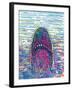 Marker Shark-JoeBakal-Framed Art Print