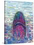 Marker Shark-JoeBakal-Stretched Canvas