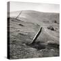 Markerstone, Old Harlech To London Road, Wales 1976-Fay Godwin-Stretched Canvas