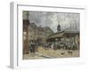 Market at Trouville; Marche a Trouville, 1878-Eugene Louis Boudin-Framed Giclee Print