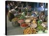 Market, Barastagi, Main Town in the Karo Highlands, North Sumatra, Sumatra, Indonesia-Robert Francis-Stretched Canvas