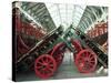 Market Barrows in Covent Garden Before Re-Development, London, England, United Kingdom-Adam Woolfitt-Stretched Canvas