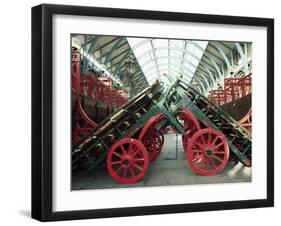 Market Barrows in Covent Garden Before Re-Development, London, England, United Kingdom-Adam Woolfitt-Framed Photographic Print