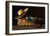 Market Basket, Hat and Umbrella, C.1890 (Painting)-John Frederick Peto-Framed Giclee Print