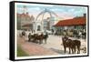 Market Buildings, Ft. Wayne, Indiana-null-Framed Stretched Canvas