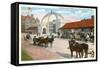 Market Buildings, Ft. Wayne, Indiana-null-Framed Stretched Canvas