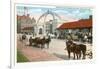 Market Buildings, Ft. Wayne, Indiana-null-Framed Art Print