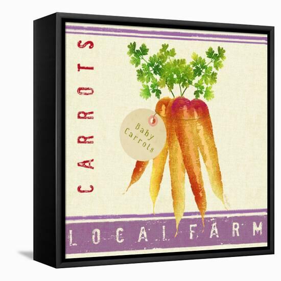 Market Carrots-Lola Bryant-Framed Stretched Canvas