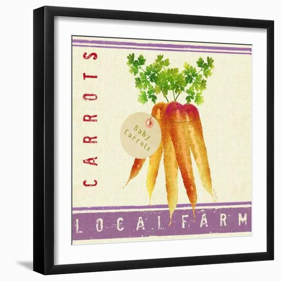 Market Carrots-Lola Bryant-Framed Art Print