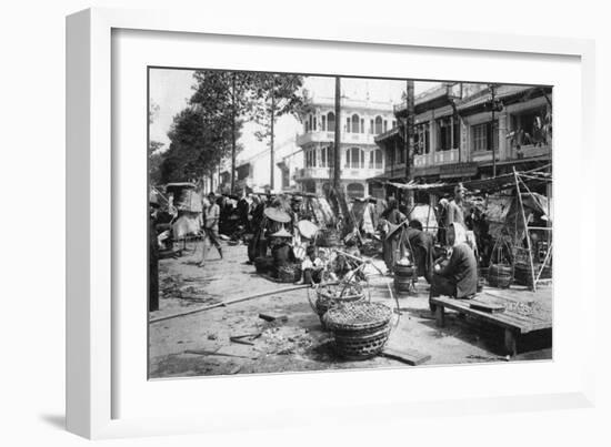 Market, Cholon, Saigon, Vietnam, 20th Century-null-Framed Giclee Print