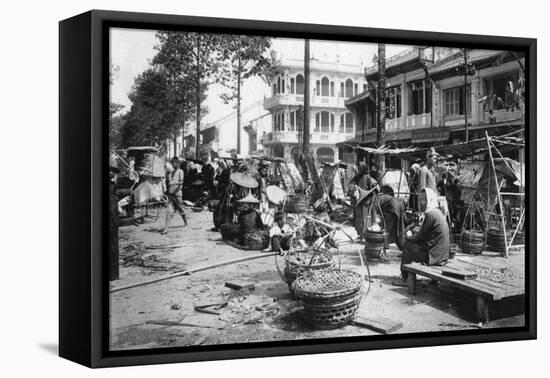 Market, Cholon, Saigon, Vietnam, 20th Century-null-Framed Stretched Canvas