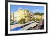 Market, Cours Saleya, Old Town, Nice, Alpes Maritimes, Cote d'Azur, Provence, France, Mediterranean-Fraser Hall-Framed Photographic Print