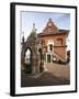 Market Cross and Shire Hall on Market Hill, Woodbridge, Suffolk, England, United Kingdom, Europe-Mark Sunderland-Framed Photographic Print