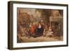 Market Day, 1856 (Oil on Panel)-George Bernard O'neill-Framed Giclee Print