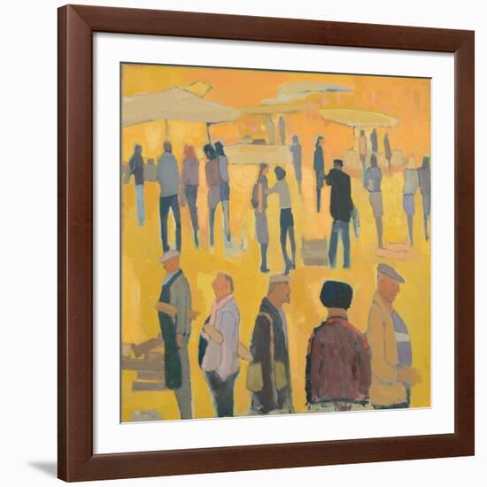 Market Day, 2017-Michael G. Clark-Framed Giclee Print