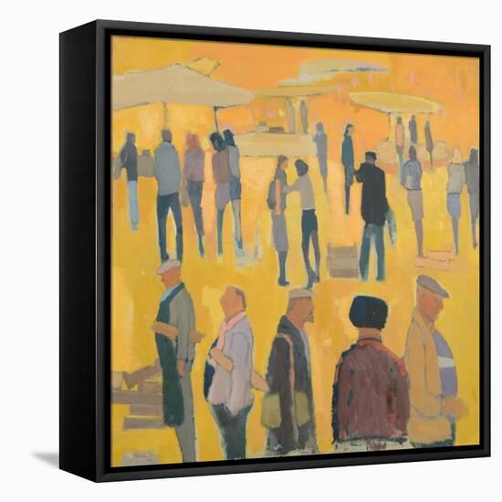 Market Day, 2017-Michael G. Clark-Framed Stretched Canvas