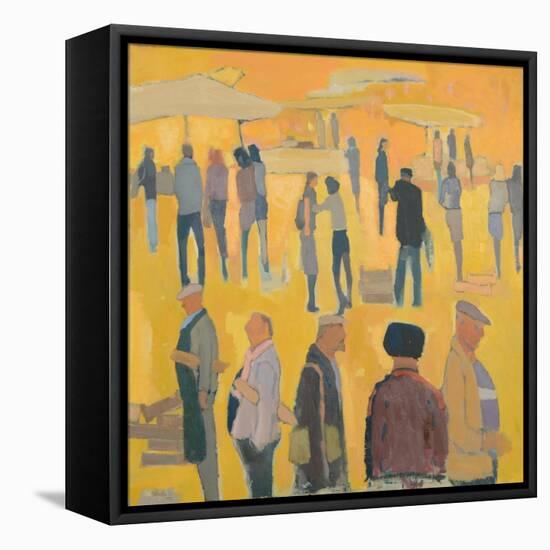 Market Day, 2017-Michael G. Clark-Framed Stretched Canvas