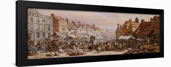 Market Day, Ashbourne, Near Derby-John Brett-Framed Giclee Print