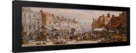 Market Day, Ashbourne, Near Derby-John Brett-Framed Giclee Print