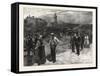 Market Day, Hamilton, Canada, Nineteenth Century-null-Framed Stretched Canvas