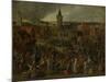 Market Day in a Flemish Town-Sebastiaan Vrancx-Mounted Art Print