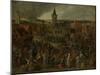 Market Day in a Flemish Town-Sebastiaan Vrancx-Mounted Art Print